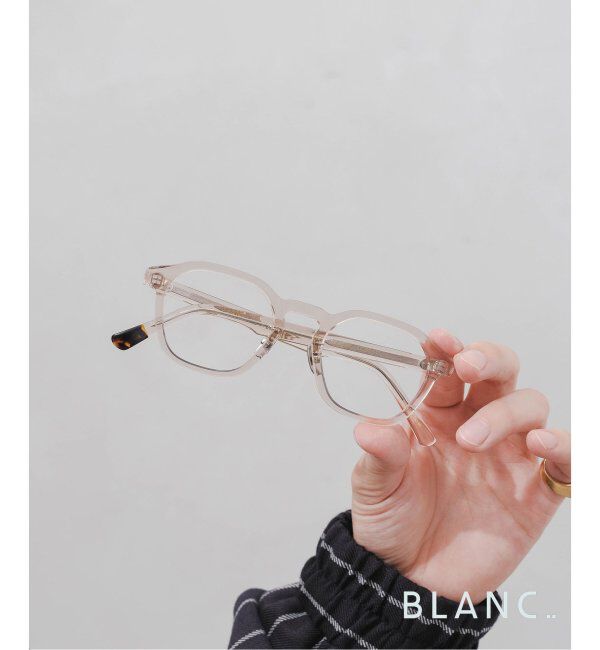 EYETHINK「【BLANC../ブラン】別注BM010  CLR BROWN ex Optical」|メガネ|ベージュ