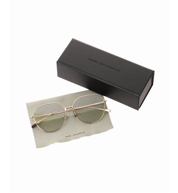 EYETHINK「BLANC.. 別注 ET003 WHT GOLD / L.GRY - GRY ex Sunglasses」|サングラス|