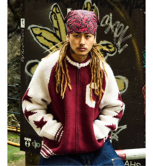 JOINT WORKS「OBEY / オベイ INT. COWICHAN SWEATER」|カーディガン|