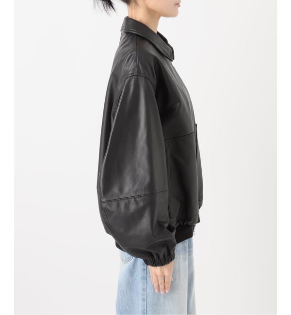 Plage「R&rsquo;IAM レザーブルゾン」|ライダースジャケット|