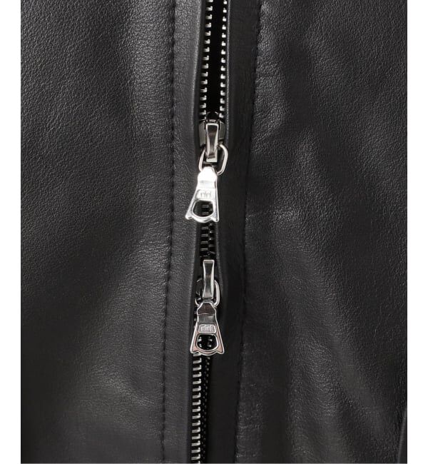 Plage「R&rsquo;IAM レザーブルゾン」|ライダースジャケット|