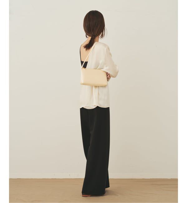 Plage「Memory Satin Back Wrap ブラウス」|シャツ・ブラウス|