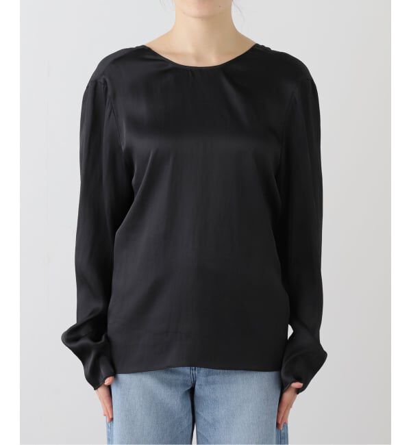 Plage「Memory Satin Back Wrap ブラウス」|シャツ・ブラウス|