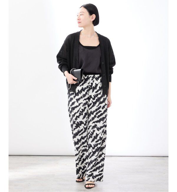 VERMEIL par iena「ペーパーテープヤーン カーデ」|カーディガン|