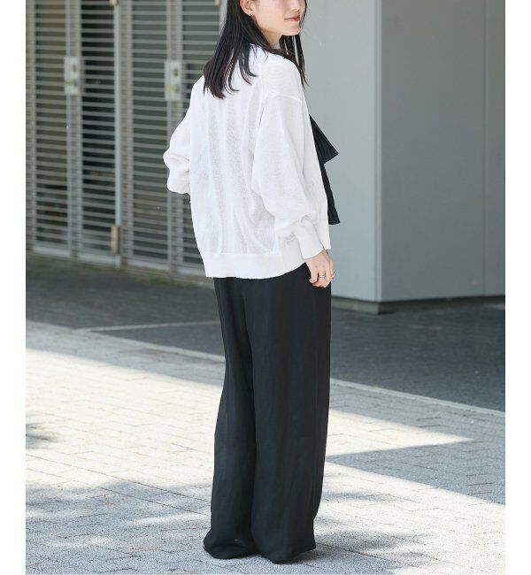 VERMEIL par iena「ペーパーテープヤーン カーデ」|カーディガン|