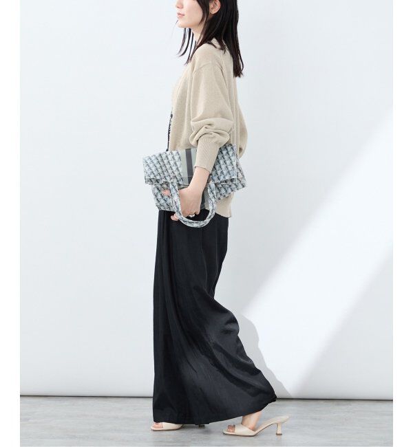 VERMEIL par iena「ペーパーテープヤーン カーデ」|カーディガン|