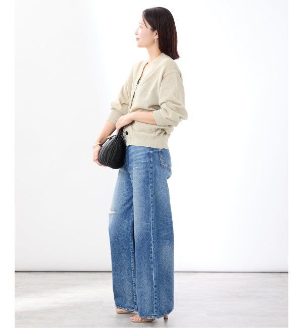 VERMEIL par iena「ペーパーテープヤーン カーデ」|カーディガン|