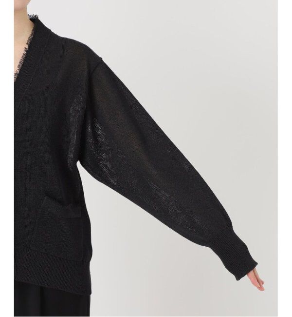 VERMEIL par iena「ペーパーテープヤーン カーデ」|カーディガン|