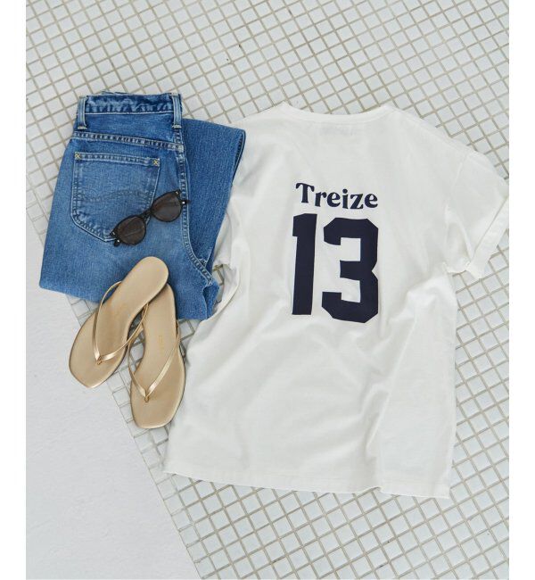 SLOBE IENA「《WEB限定/追加3》Treize 13 Tシャツ」|Tシャツ・カットソー|ホワイト