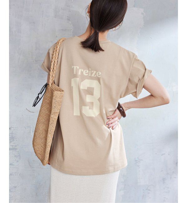 SLOBE IENA「《WEB限定/追加3》Treize 13 Tシャツ」|Tシャツ・カットソー|ベージュ