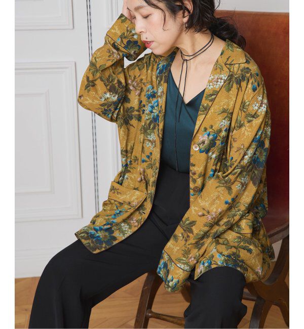 IENA LA BOUCLE「IENA LA BOUCLE Vintageプリントシャツジャケット」|その他|