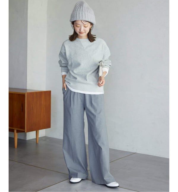 SLOBE IENA「《追加2》Champion/チャンピオン SLOBE別注 無地ガゼットスウェット」|スウェット・ジャージ|