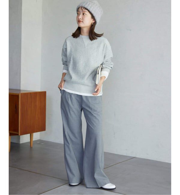 SLOBE IENA「《追加2》Champion/チャンピオン SLOBE別注 無地ガゼットスウェット」|スウェット・ジャージ|