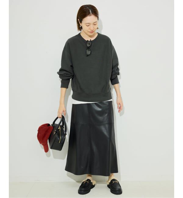 SLOBE IENA「《追加2》Champion/チャンピオン SLOBE別注 無地ガゼットスウェット」|スウェット・ジャージ|