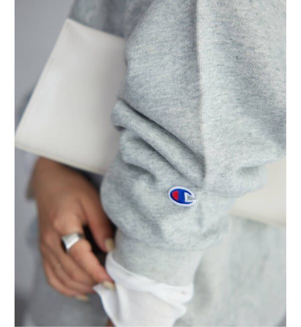 SLOBE IENA「《追加2》Champion/チャンピオン SLOBE別注 無地ガゼットスウェット」|スウェット・ジャージ|