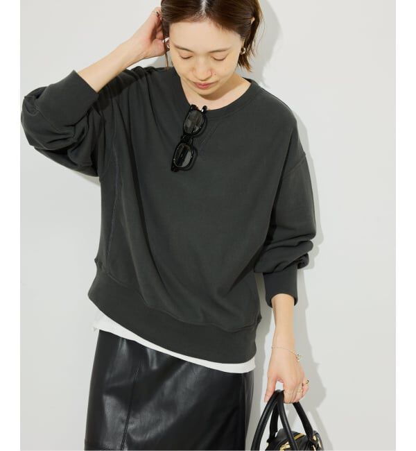 SLOBE IENA「《追加2》Champion/チャンピオン SLOBE別注 無地ガゼットスウェット」|スウェット・ジャージ|