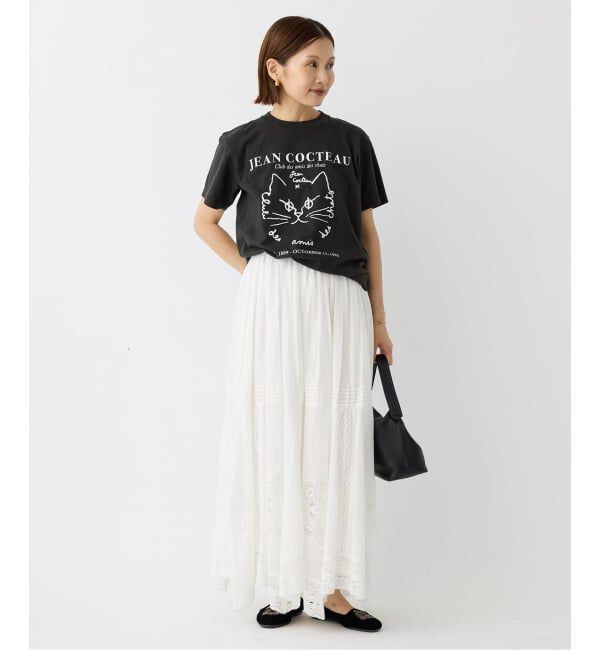 IENA「《WEB限定/追加2》コットンレーススカート」|スカート|