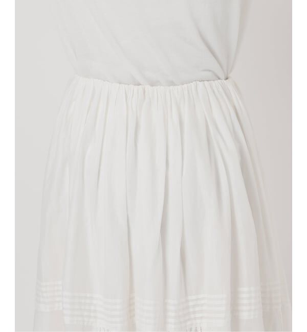 IENA「《WEB限定/追加2》コットンレーススカート」|スカート|