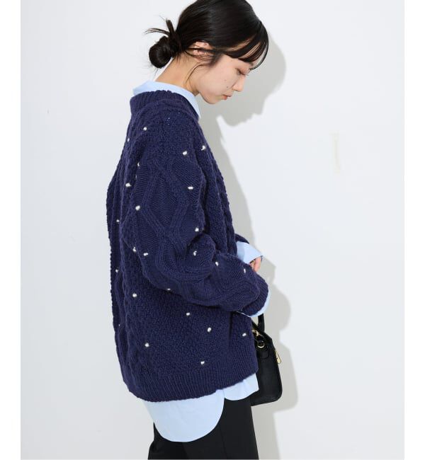 SLOBE IENA「embroideryハンドニット」|ニット・セーター|