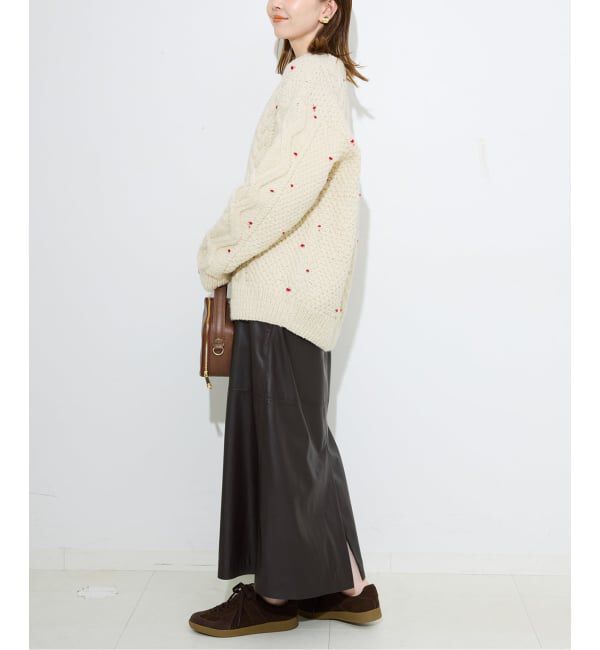 SLOBE IENA「embroideryハンドニット」|ニット・セーター|