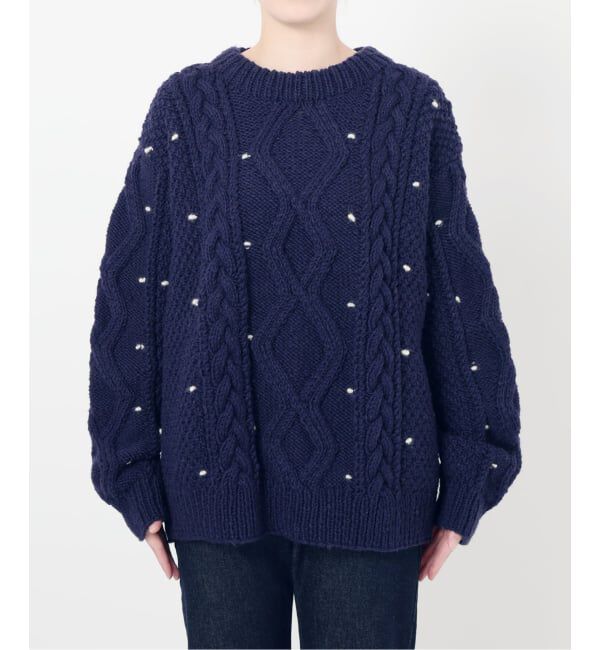 SLOBE IENA「embroideryハンドニット」|ニット・セーター|