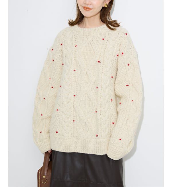 SLOBE IENA「embroideryハンドニット」|ニット・セーター|