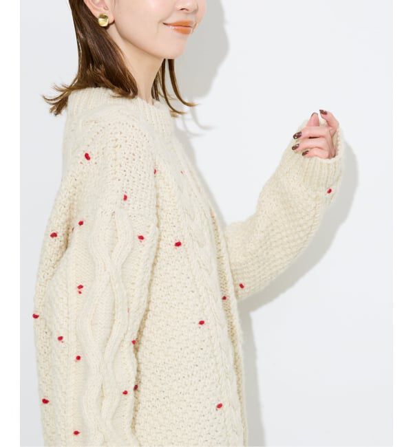 SLOBE IENA「embroideryハンドニット」|ニット・セーター|