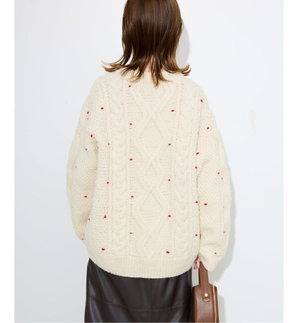 SLOBE IENA「embroideryハンドニット」|ニット・セーター|