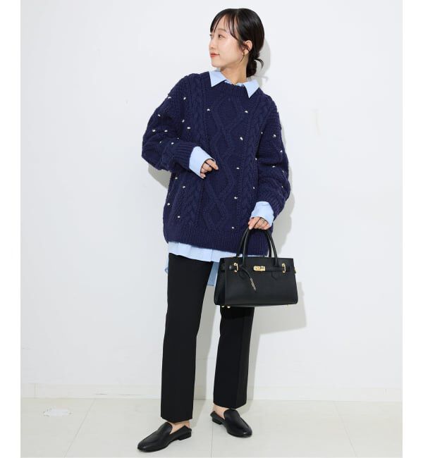 SLOBE IENA「embroideryハンドニット」|ニット・セーター|