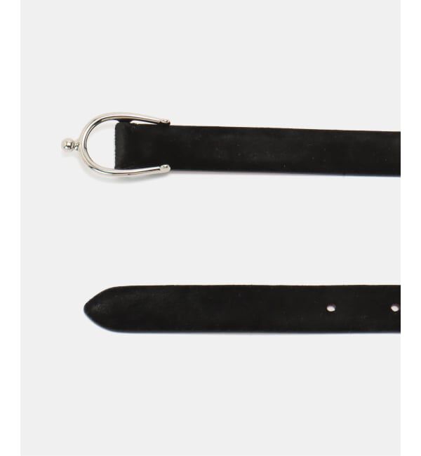 IENA LA BOUCLE「MANUELA/マヌエラ seude belt SILVER MN23S-11SU」|ベルト|