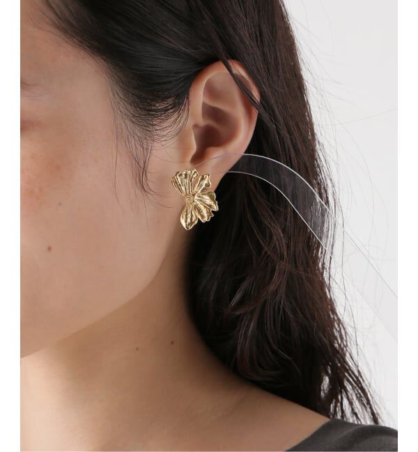 SLOBE IENA「AGAPEE フラワーピアス MONEA EARRINGS」|ピアス|
