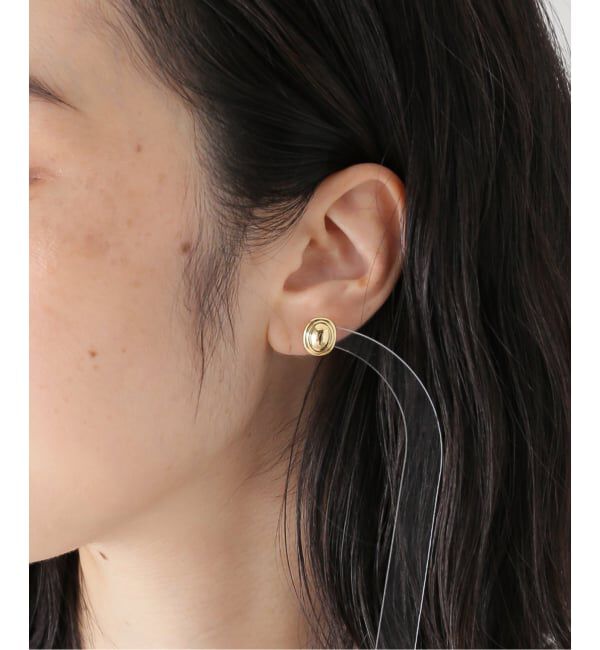 VERMEIL par iena「LIE STUDIO リエ スタジオ THE FRANKA EARRING ゴールド」|ピアス|