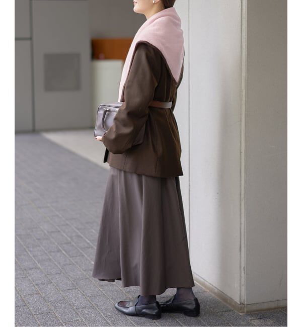 IENA「ASAUCE MELER/アソースメレ TRICOLOR SCARF スカーフ AM25FSC266」|バンダナ・スカーフ|