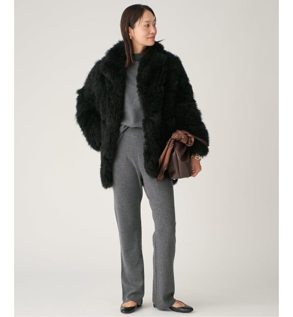 VERMEIL par iena「SIMONETTA RAVIZZA シモネッタラヴィッツァ Cashmere Goat ファーコート」|その他|