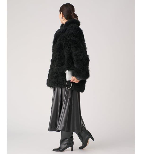 VERMEIL par iena「SIMONETTA RAVIZZA シモネッタラヴィッツァ Cashmere Goat ファーコート」|その他|