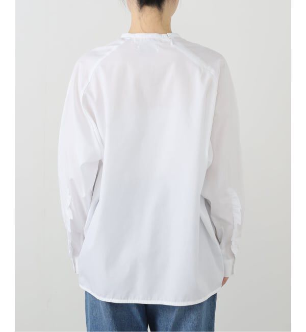 IENA「Maison IENA 別注 Nell/ネル 袖フリルブラウス 252-30300」|シャツ・ブラウス|