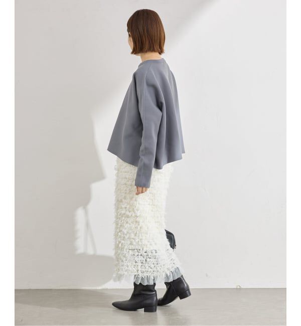 IENA「《予約》チュールテープスカート」|スカート|