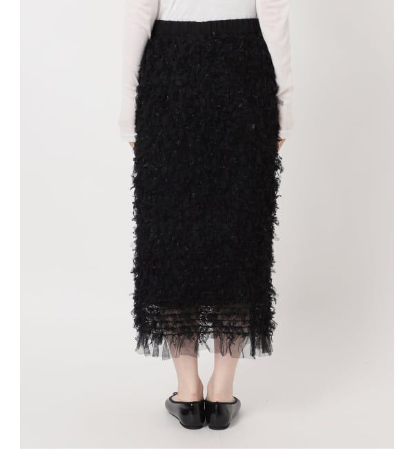 IENA「《予約》チュールテープスカート」|スカート|