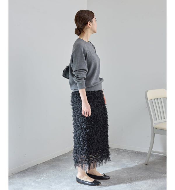 IENA「《予約》チュールテープスカート」|スカート|