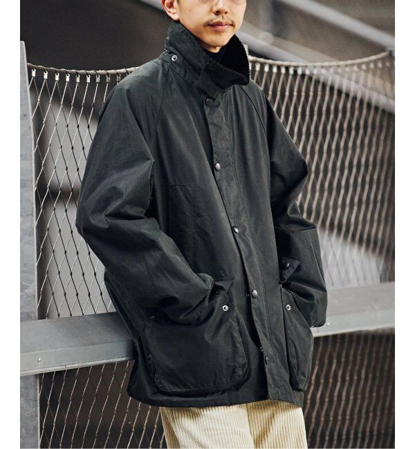 EDIFICE「【Barbour / バブアー】OVERSIZE WAX BEDALE / ビデイル」|その他|カーキ