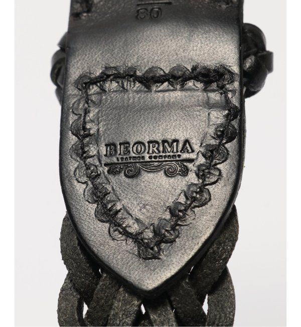 EDIFICE「BEORMA (ベオーマ) 34mm HERRINGBONE PLAITED BELT P0009」|ベルト|