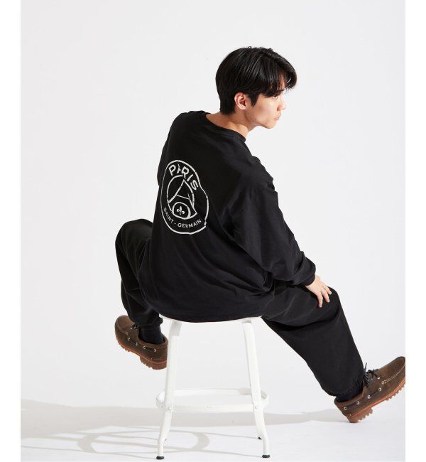 Paris Saint-Germain「【Paris Saint-Germain / パリ・サン＝ジェルマン】JP BACK EMBLEM L/S」|Tシャツ・カットソー|