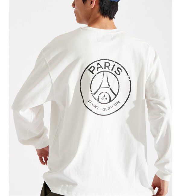 Paris Saint-Germain「【Paris Saint-Germain / パリ・サン＝ジェルマン】JP BACK EMBLEM L/S」|Tシャツ・カットソー|ホワイト