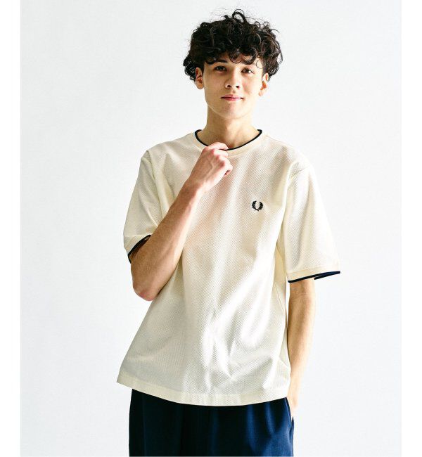 417 EDIFICE「FRED PERRY 417別注  Textured Single Tipped Tシャツ」|Tシャツ・カットソー|