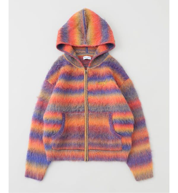 PULP「WOKE EDGE / ウォークエッジ GRADATION MOHAIR ZIP KNIT」|ニット・セーター|