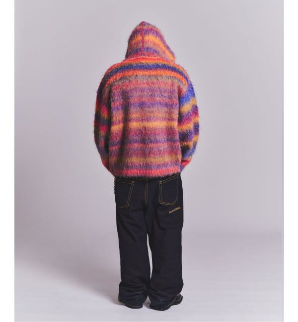 PULP「WOKE EDGE / ウォークエッジ GRADATION MOHAIR ZIP KNIT」|ニット・セーター|
