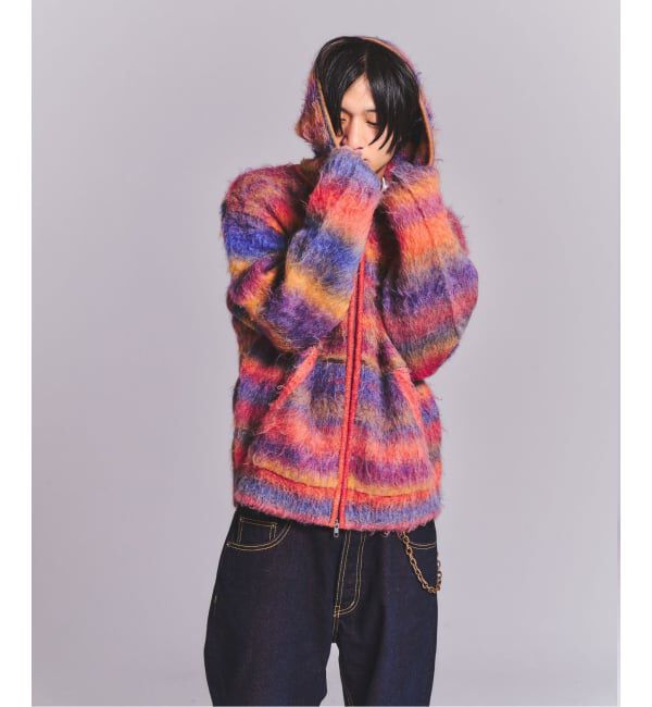 PULP「WOKE EDGE / ウォークエッジ GRADATION MOHAIR ZIP KNIT」|ニット・セーター|