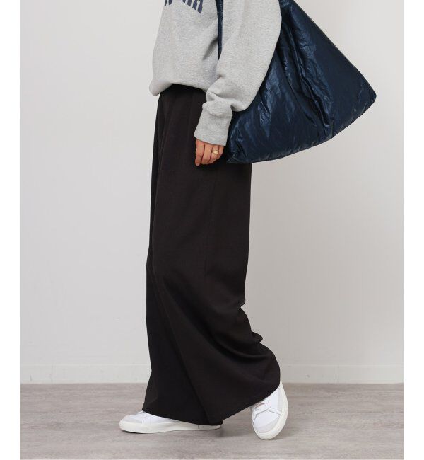 JOURNAL STANDARD relume「《追加2》ウォッシャブルサージストレッチタックワイドパンツ」|スラックス|