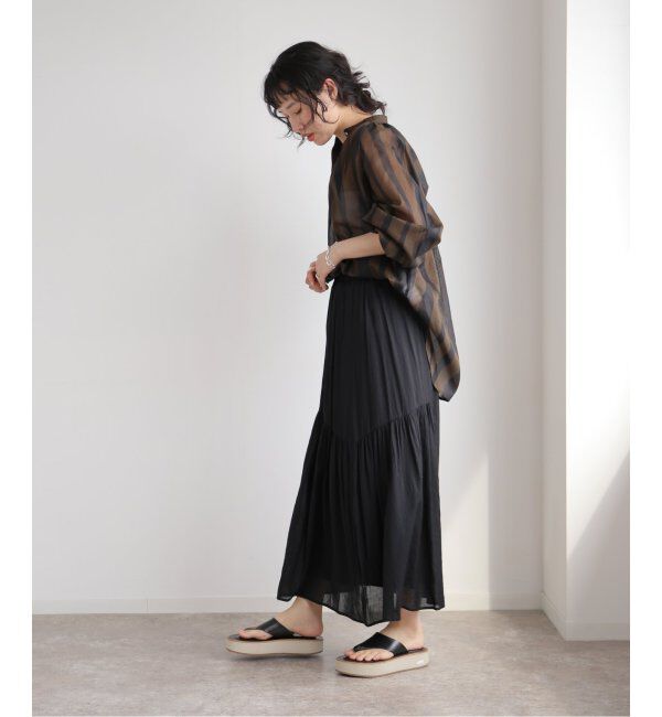 JOURNAL STANDARD「《追加》シアーヴィンテージスカート」|スカート|