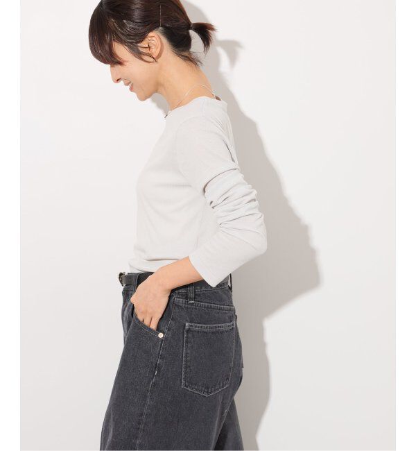 JOURNAL STANDARD relume「《追加6》ソフトテレコクルーネックロングTEE」|Tシャツ・カットソー|